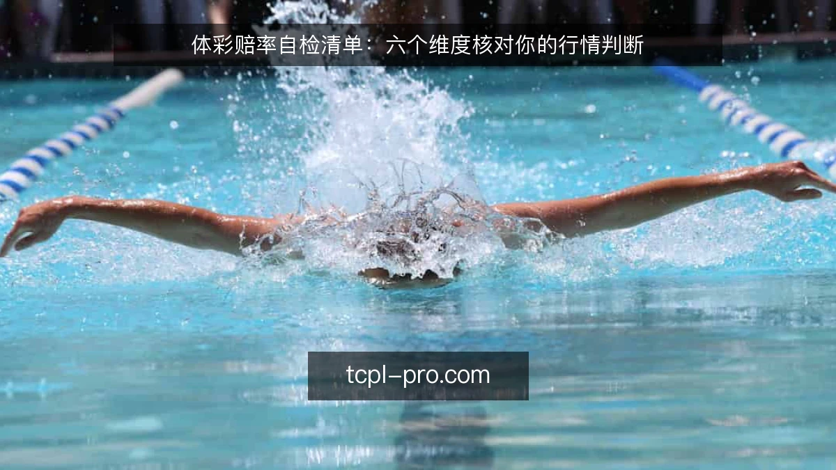 体彩赔率自检清单：六个维度核对你的行情判断